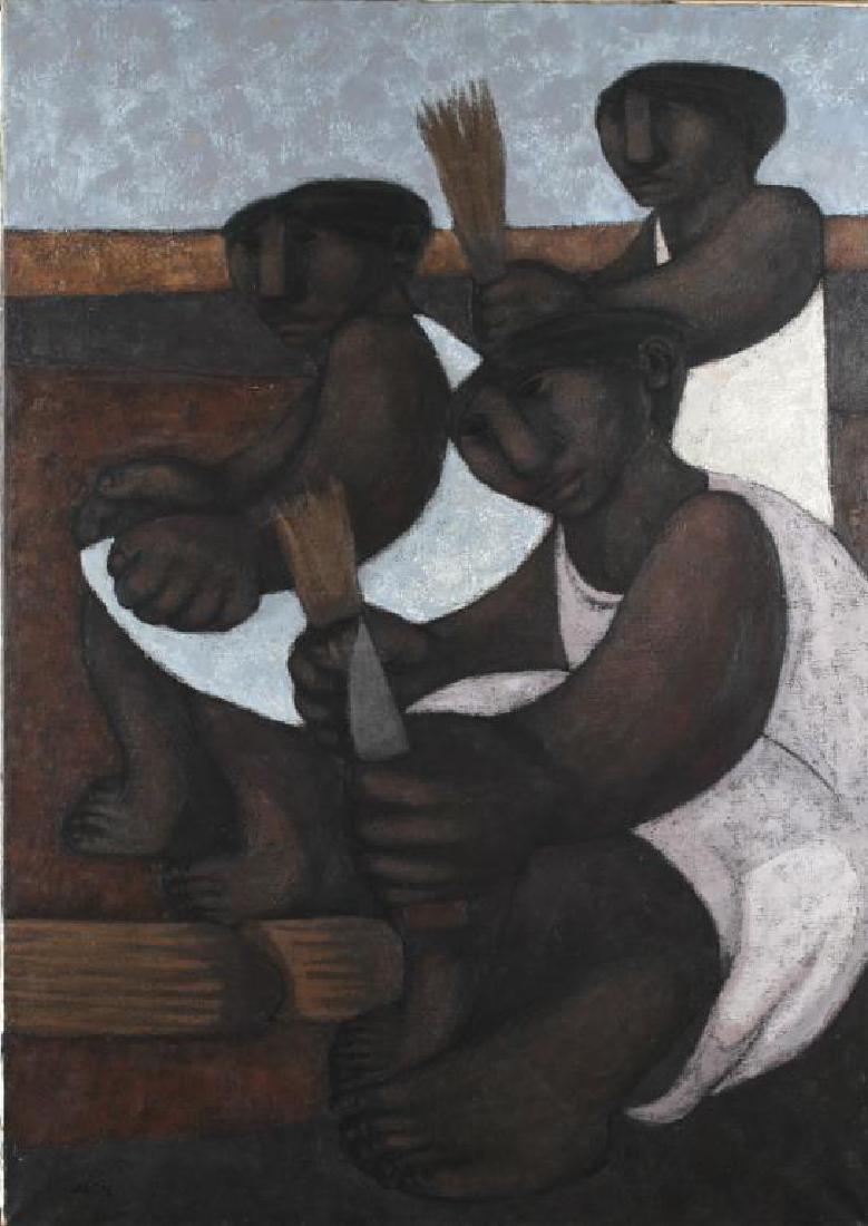 Julia Elena Diz (Argentina, 1928-) Oil on Canvas (1 of 4)