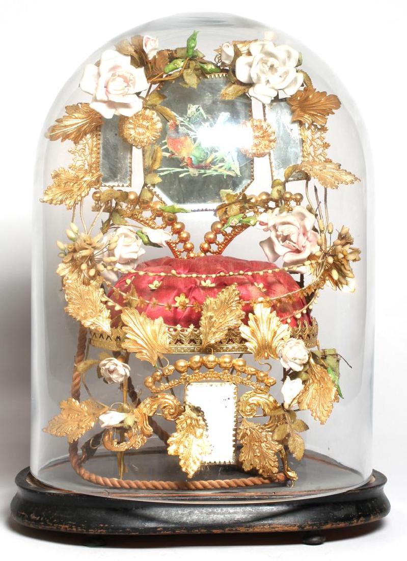 Vintage Hand-Crafted Rococo-Style Gilt Throne (1 of 6)