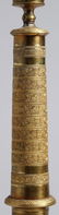 Pair of Neoclassical-Style Gilt Brass Candlesticks - 2