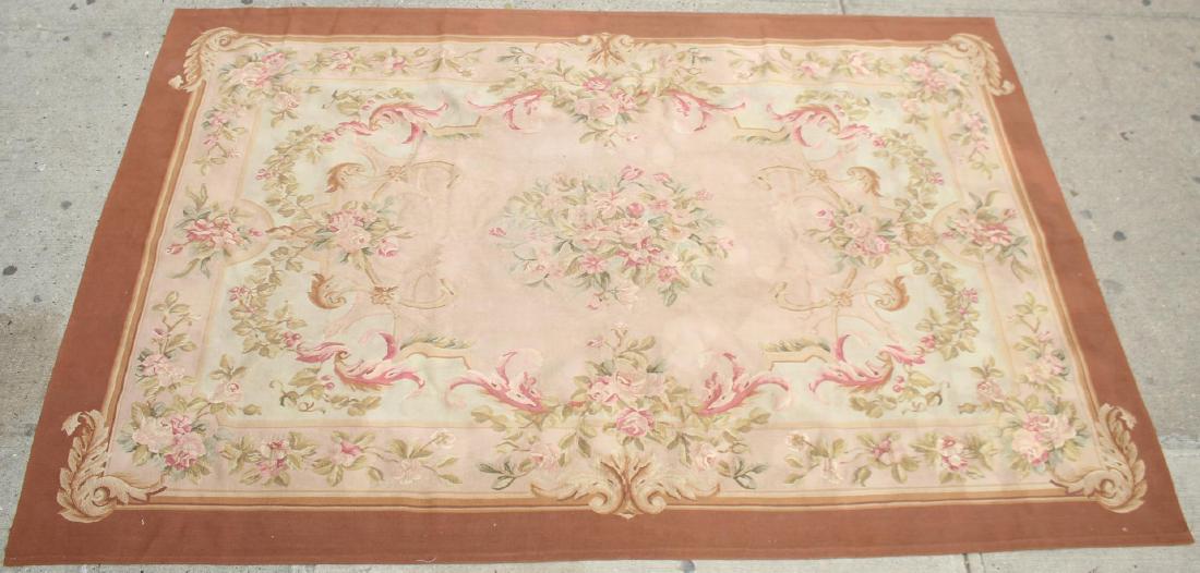 Aubusson Carpet - 5' 6" W x 8' 9" L (1 of 6)