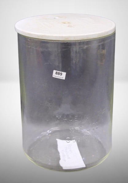 Edison Primary Battery RR glass jar w/ porcelain lid (1 of 6)