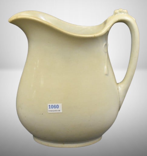 Mrkd. Ironstone 8" pitcher: Mrkd. Ironstone 8" pitcher;