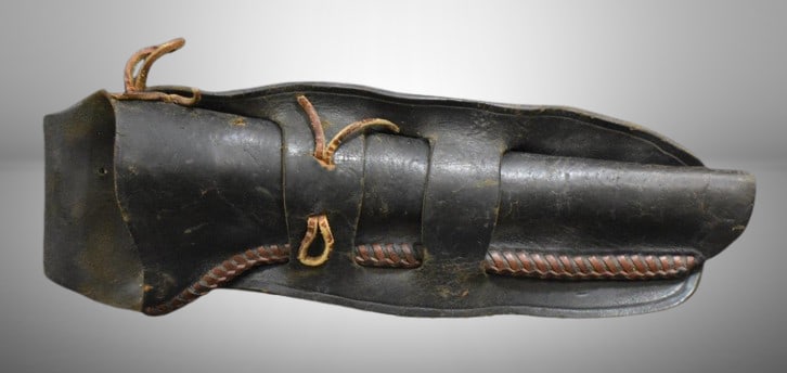 Black leather holster, 12"l (1 of 6)