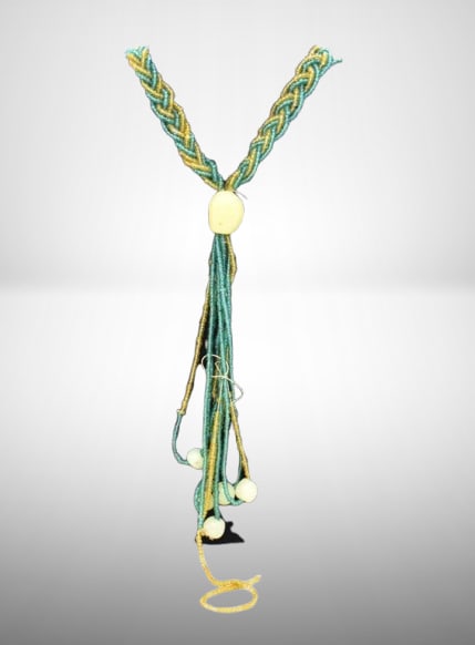 Native American Indian beaded necklace: Native American Indian beaded necklace; ; **FROM THE GALEN NICHOLS COLLECTION WE HAVE RELIED ON GALEN HEAVILY FOR WHAT DETAILS AND PROVENANCE WE HAVE SHARED. GALEN HAS COLLECTED FOR OVER 50 YEARS!