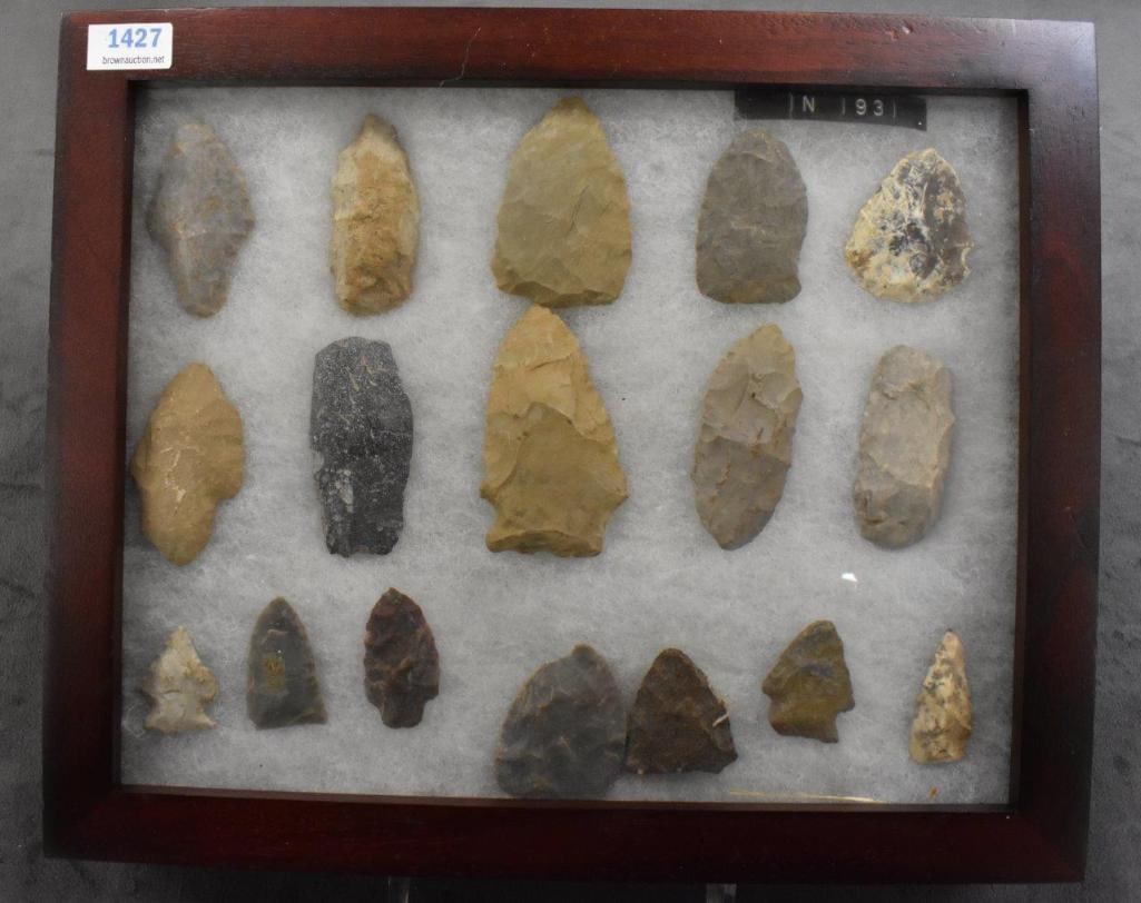 (17) Native American Indian arrowheads and points (1 of 7)