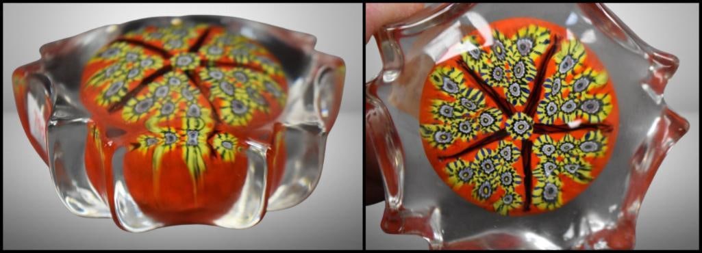 Carl Kraft millefiori paperweight (1 of 11)