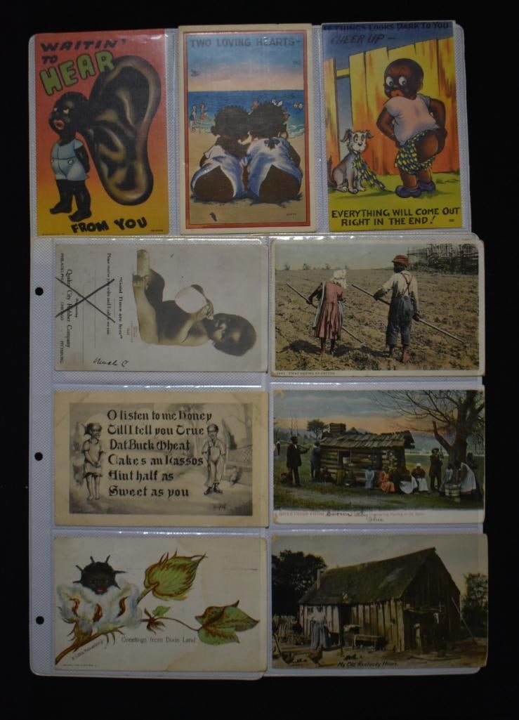 Assortment of (17) Black Americana postcards, post dates 1930/ 40/ 50's (1 of 14)