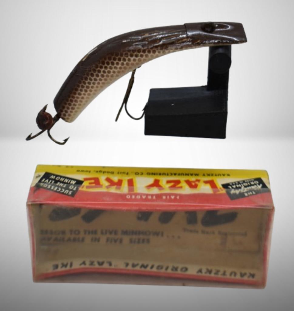 Kautzky Lazy Ike 3 fishing lure with box and paperwork (1 of 9)