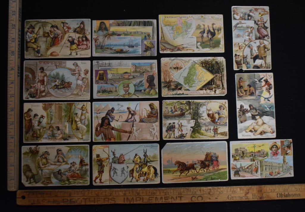 Assortment of Arbuckle Bros. Coffee Co. advertising trade cards (1 of 13)