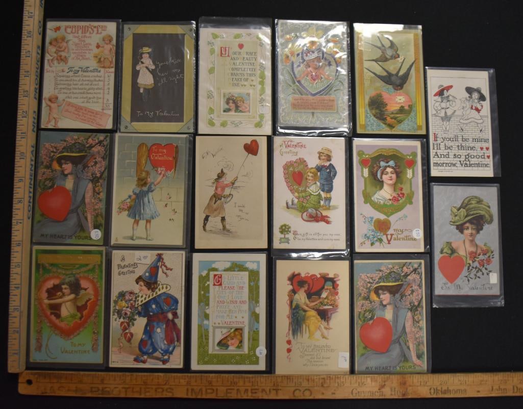 (30) Vintage Valentine postcards (1 of 20)