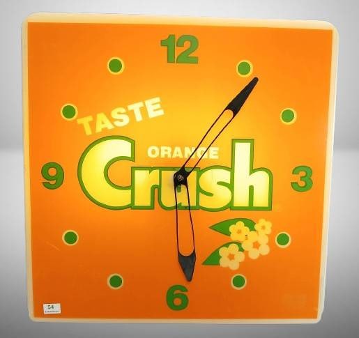 Orange Crush Advertising Clock by Dualite (1 of 10)
