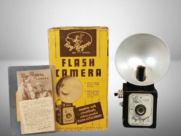 Roy Rogers 620 Flash Camera With Original Box