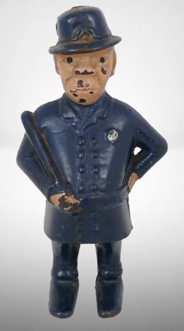A.C. Williams Mulligan Cop Cast Iron bank, 5.5" tall (1 of 7)