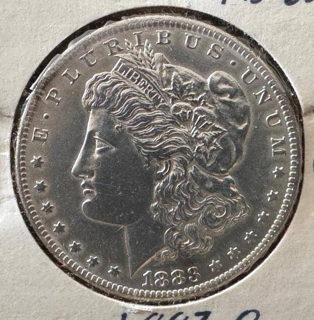 1883-O Morgan Silver Dollar in XF Condition (1 of 2)