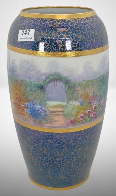 Pickard Handpainted Vase by Challinor (1 of 10)
