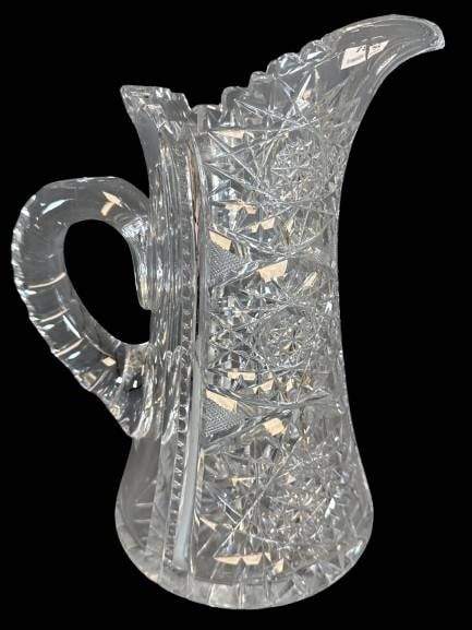 Cut Glass Tankard Pitcher (1 of 8)