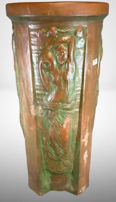 Peters and Reed Moss Aztec Umbrella Stand (1 of 9)