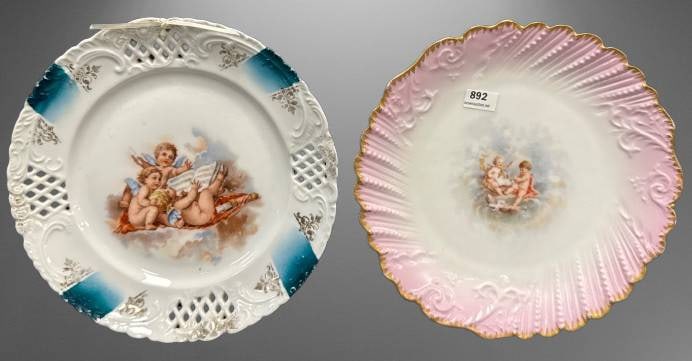 (2) Decorative Porcelain Plates (1 of 9)