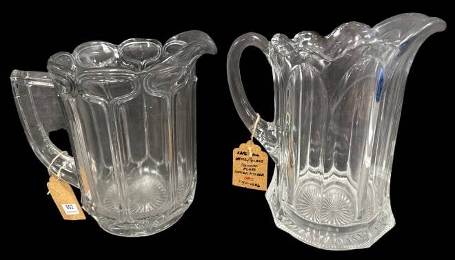 Early American Pattern Glass Water Pitchers (1 of 11)