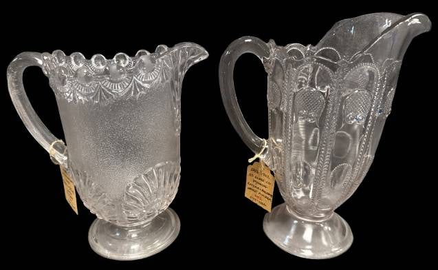 Early American Pattern Glass Pitchers (1 of 10)