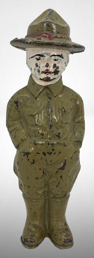 Cast Iron “Doughboy" Soldier Bank (1 of 6)