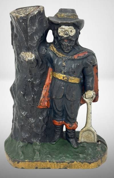 Antique Cast Iron Captain Kidd Coin Bank (1 of 7)