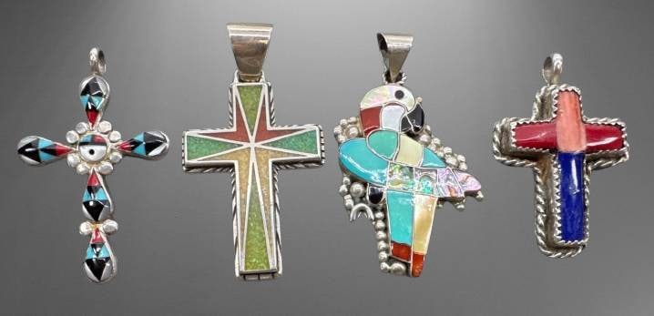 Four Sterling Silver Pendants (1 of 10)