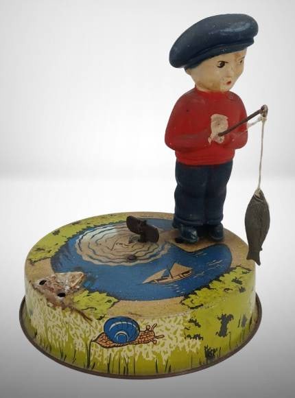 Mettoy'Billy the Fisherman' Tinplate Toy (1 of 10)