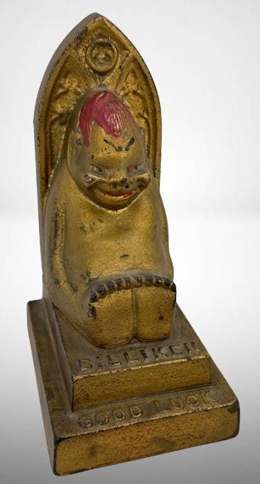 A.C. Williams Cast Iron Billiken Bank (1 of 8)