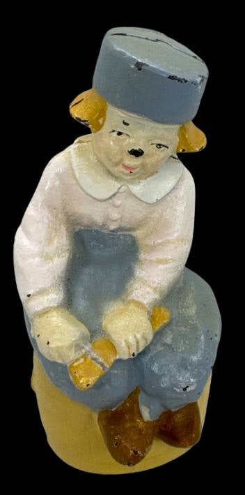 Vintage Cast Iron Dutch Boy Bank (1 of 6)