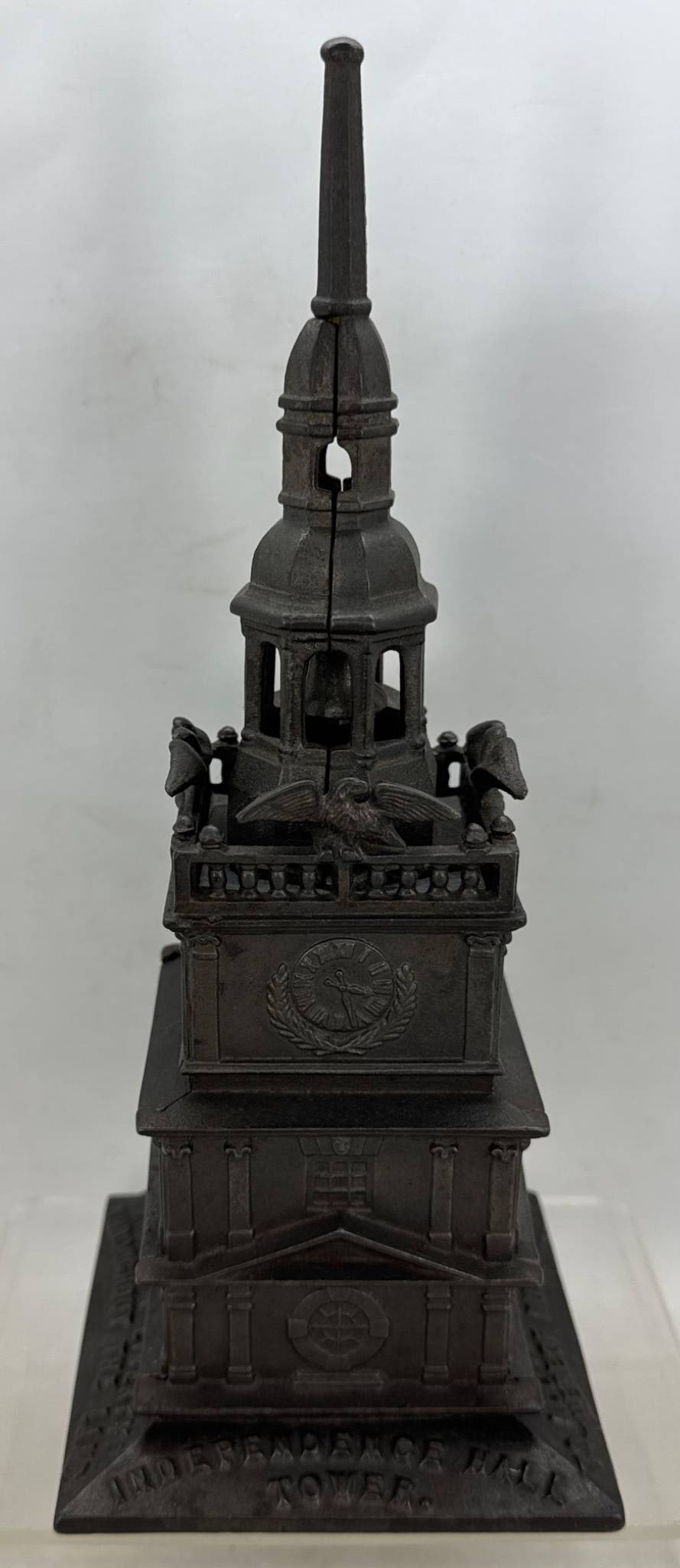 Antique Cast Iron Independence Hall Bank (1 of 10)