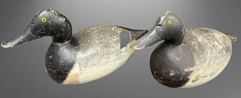 (2) Evans Factory Decoy Ducks (1 of 14)