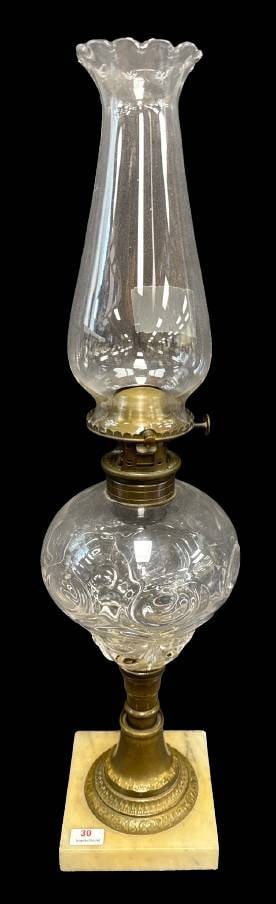 EAPG Ring Punty Kerosene Lamp (1 of 10)