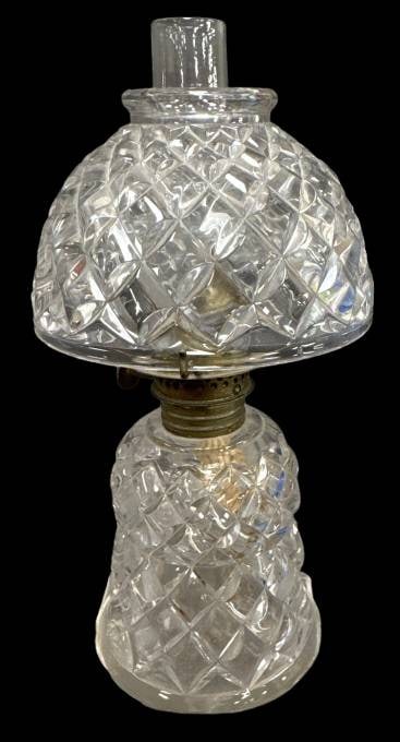 Clear Crystal Miniature Oil Lamp (1 of 9)