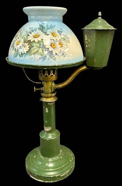 Student Desk Lamp with Floral Shade (1 of 12)