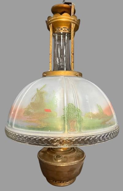 Aladdin Model 12 Hanging Lamp with Shade (1 of 14)