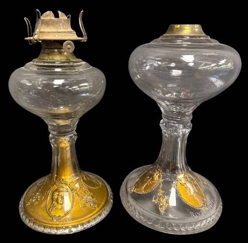 (2) Riverside Clinch on Collar Kerosene Lamps (1 of 16)