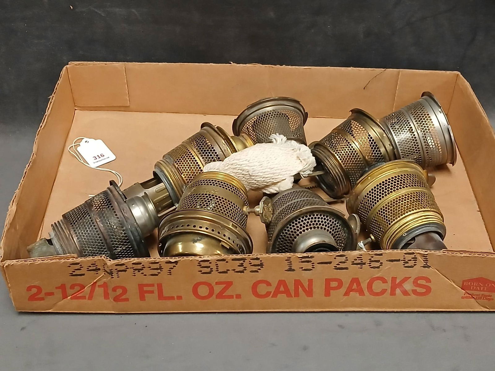 (8) Vintage Lamp Burners (1 of 7)