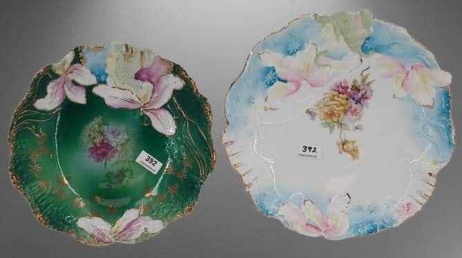 (2) Hidden Image Floral Plates (1 of 13)