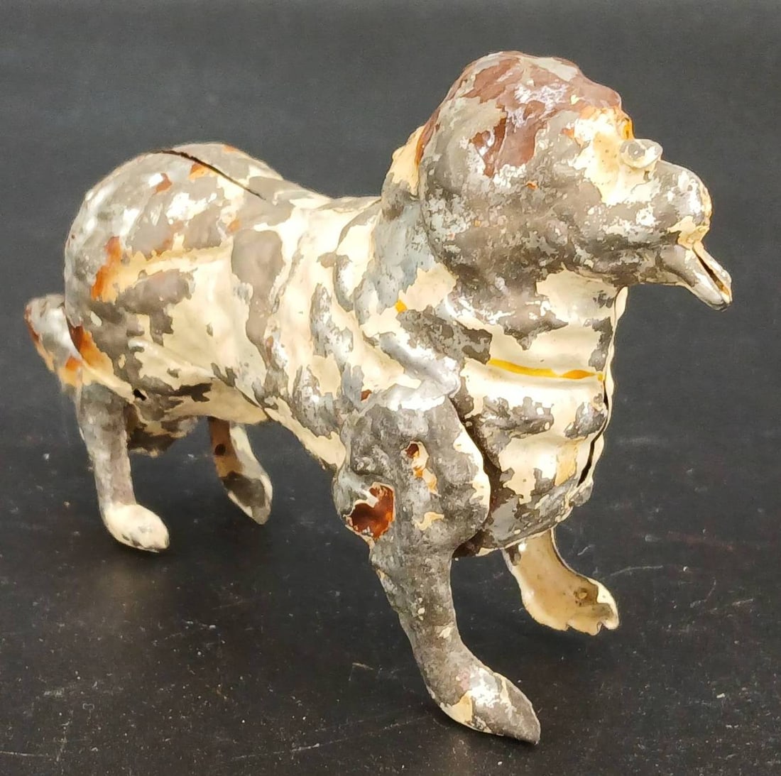 Tin Dog Figurine with Aged Patina (1 of 7)