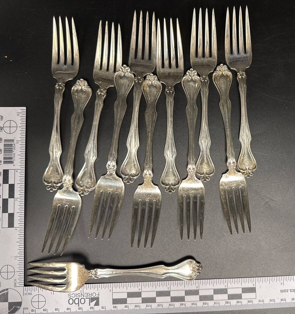 Mrkd. Westmoreland Sterling Silver Flatware Set - 10