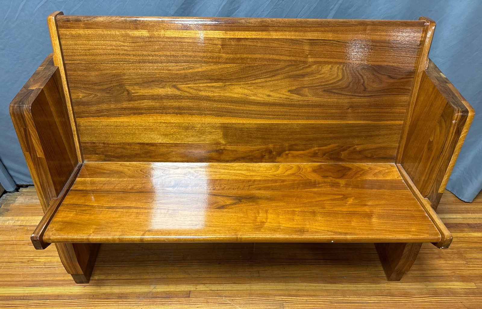 Church Pew With High Backrest (1 of 5)
