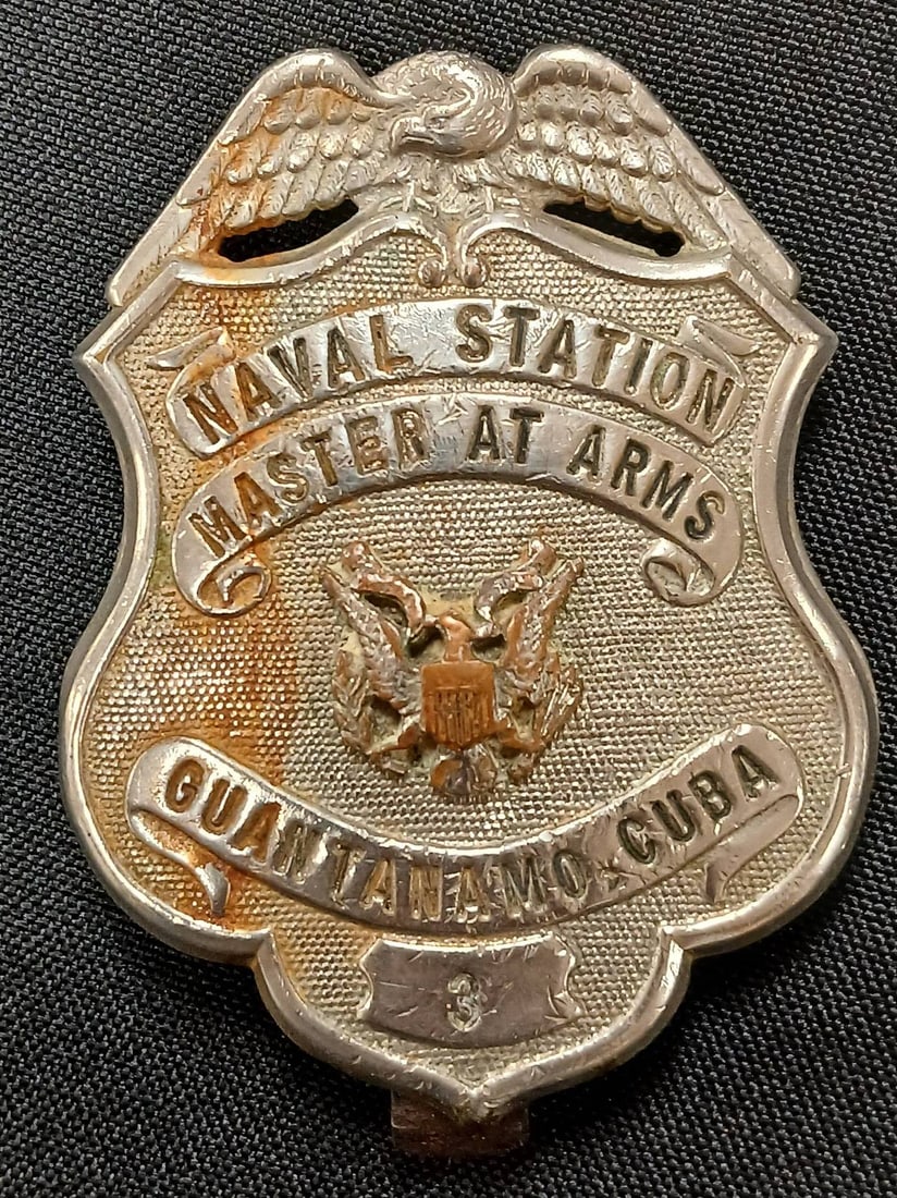 Naval Station Master at Arms Badge (1 of 3)