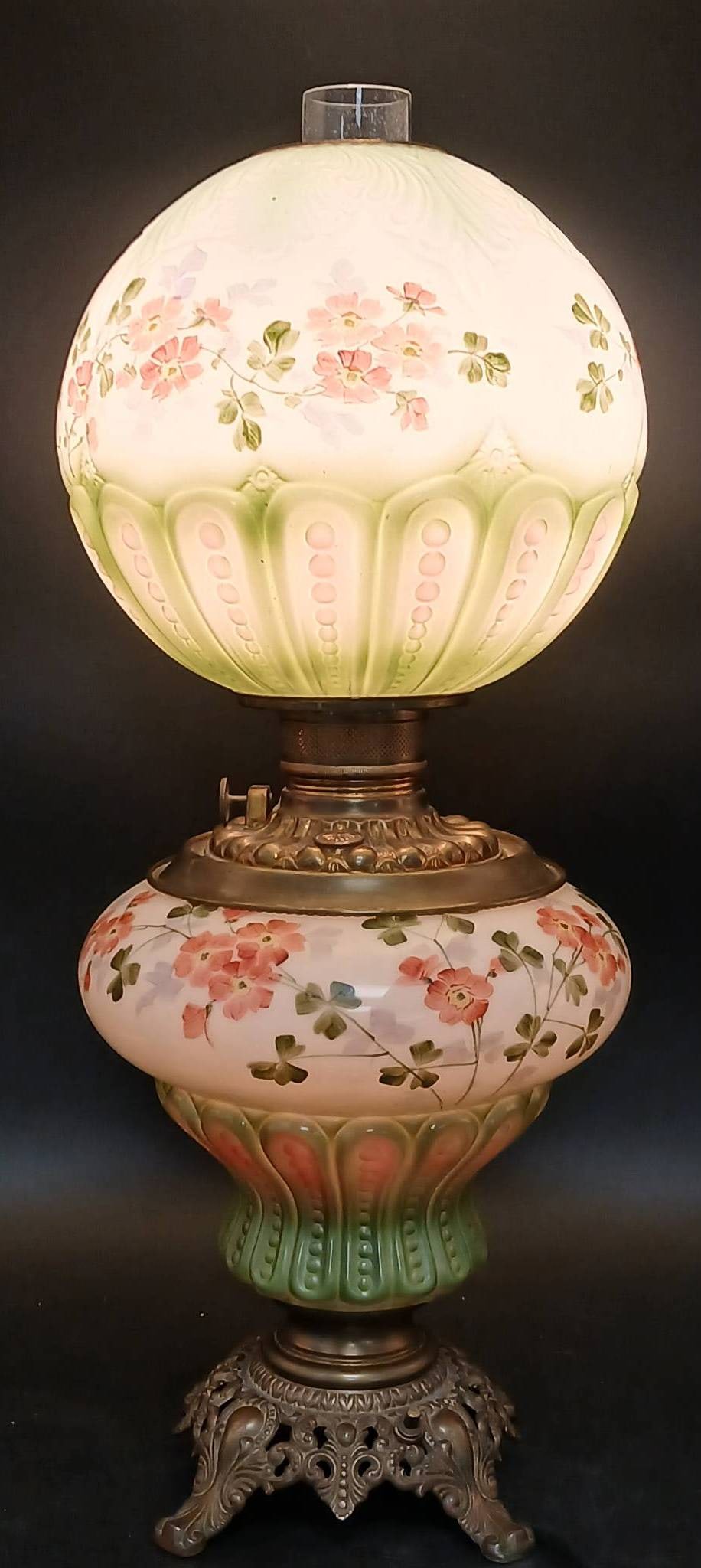 Hand-Painted GWTW Electric Table Lamp (1 of 20)