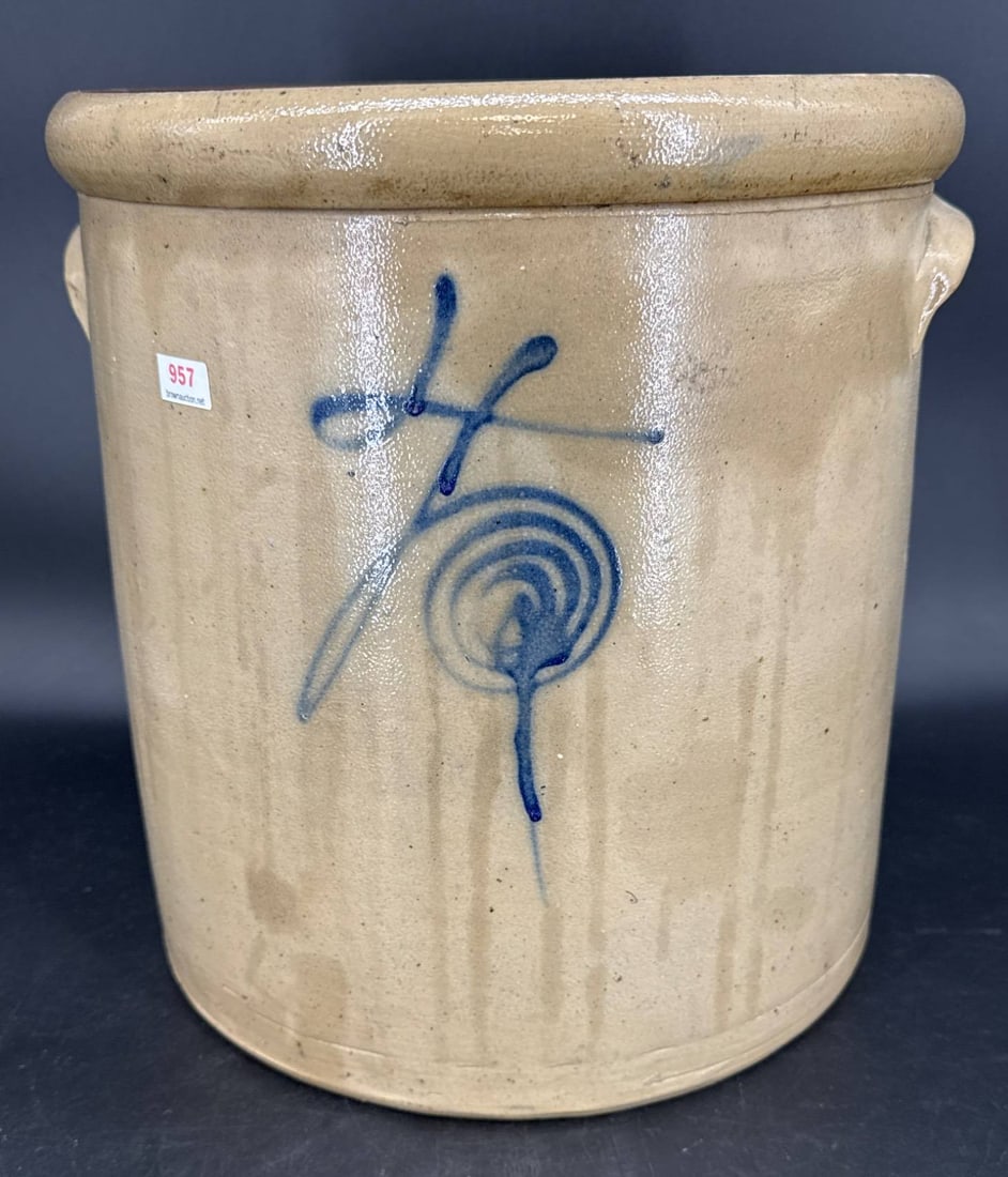 Red Wing 4 gallon crock, Bee Sting Design (1 of 6)