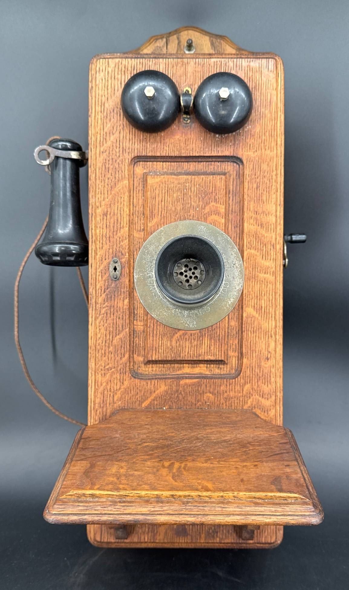 Oak Western Electric Wall Telephone (1 of 13)