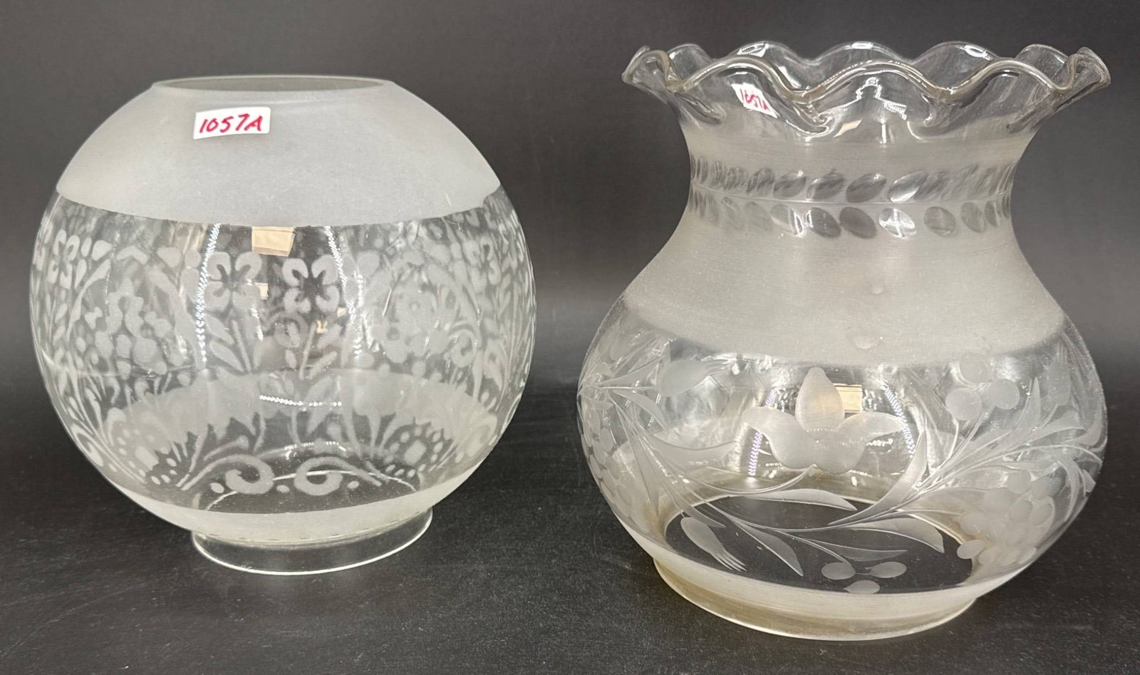 Frosted Glass Lampshades (1 of 9)