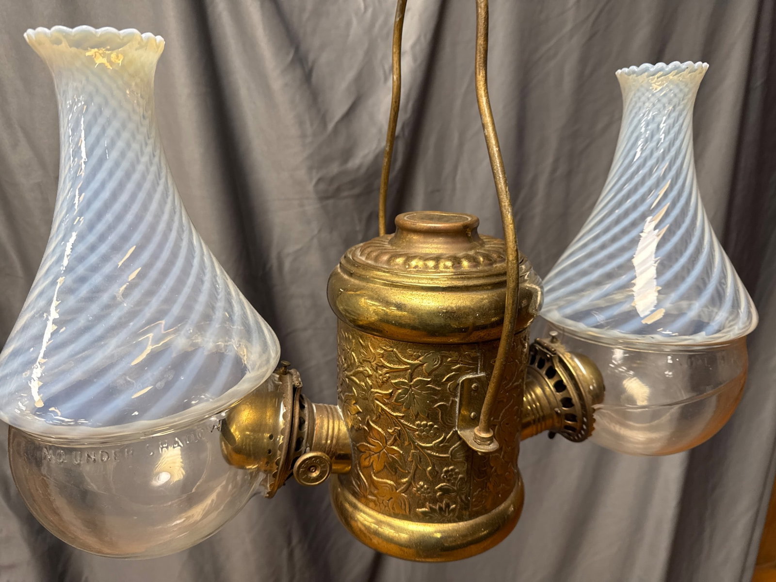 Brass Angle Lamp Co. Two-Light Fixture (1 of 9)