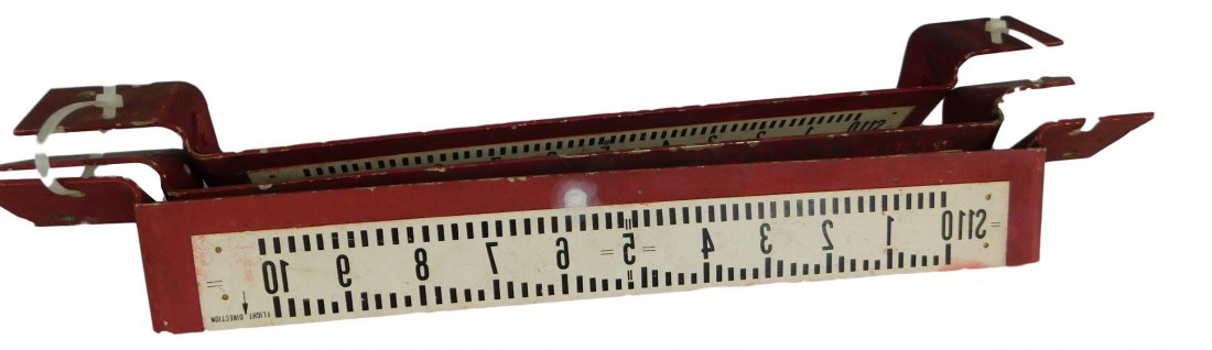 Apollo (3) 0-10 Linnear Reverse Image Flight Scales (1 of 4)