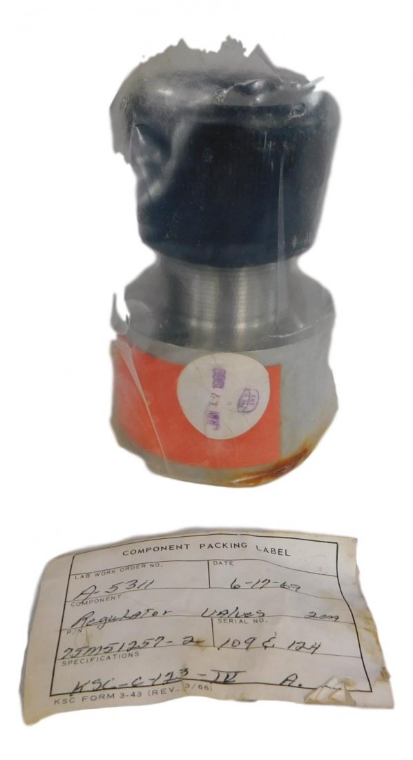 Nasa  Apollo Hand Regulator Valve  Original Package (1 of 5)